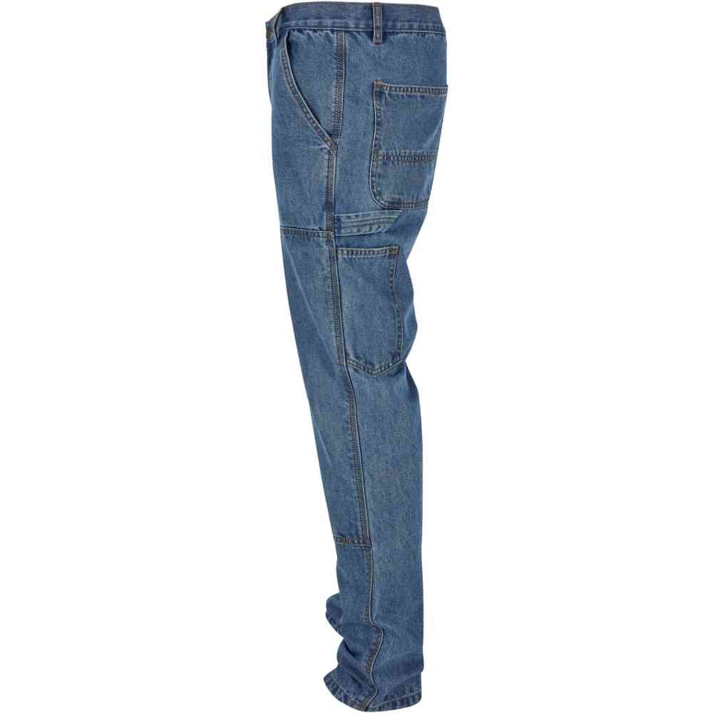 Urban Classics - Double knee jeans Pants standard fit - Blue